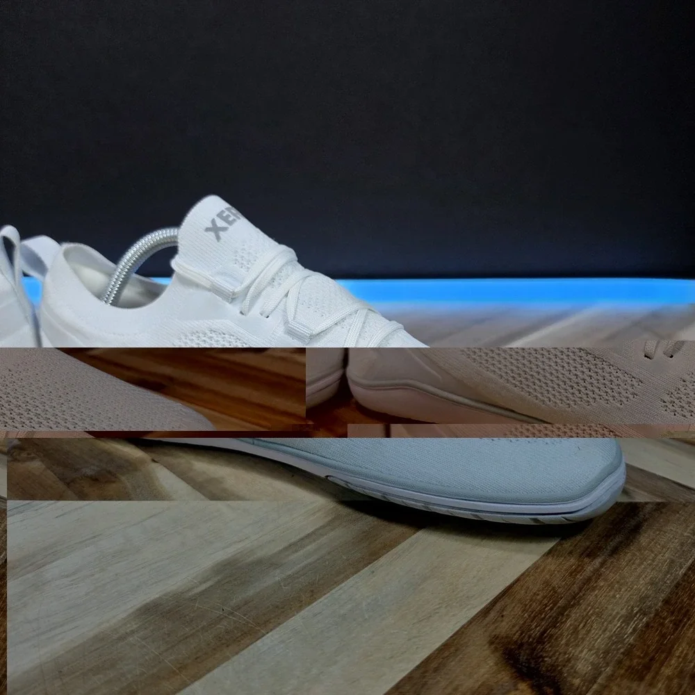 Xero Shoes Nexus Knit Mens 9.5 White Barefoot Minimalist Athletic Running